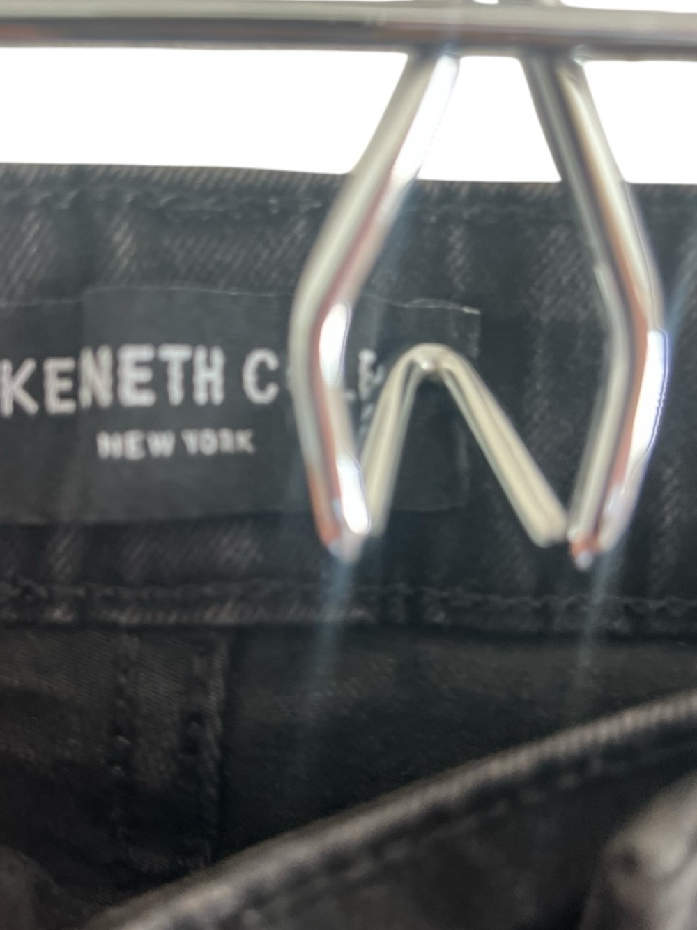 Kenneth Cole Slim Men's Stretch Black Jeans - Picture 3 of 4